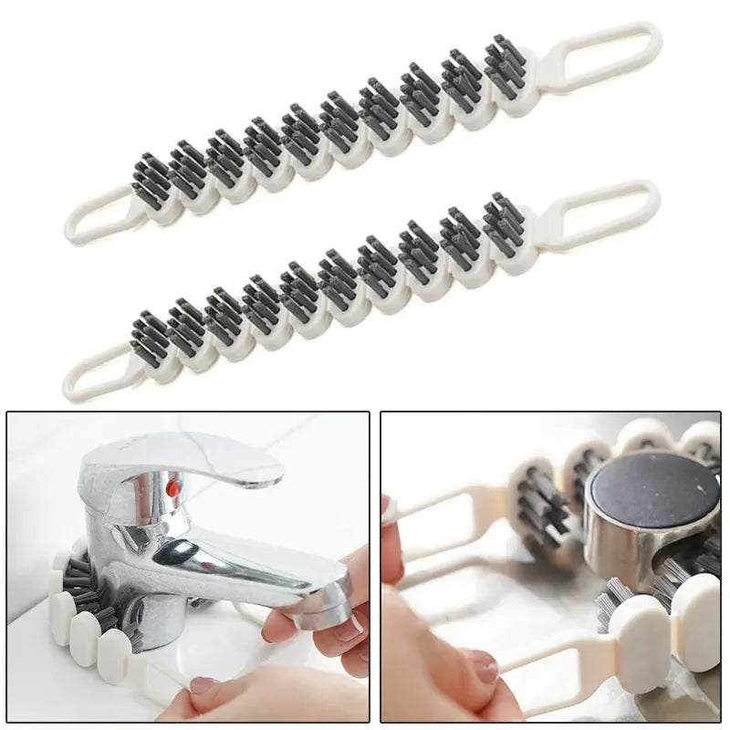 Faucet Cleaning Brush Kitchen Oil Stain Remove Brush Bendable Gap Clean Tool Kitchen Bathroom Bathtub Tube Sink Clean Brush Kitchen Gadgets
