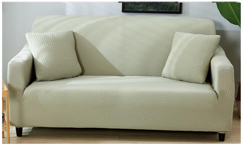 Solid color sofa cover universal sleeve elastic